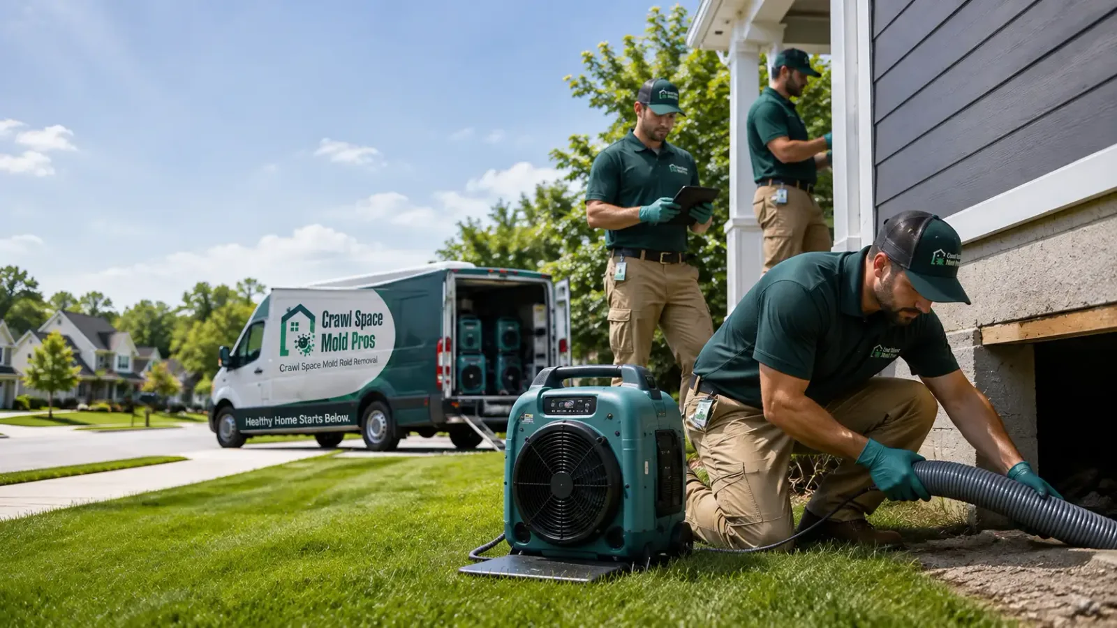 Crawl Space Mold Removal in Delphos, KS